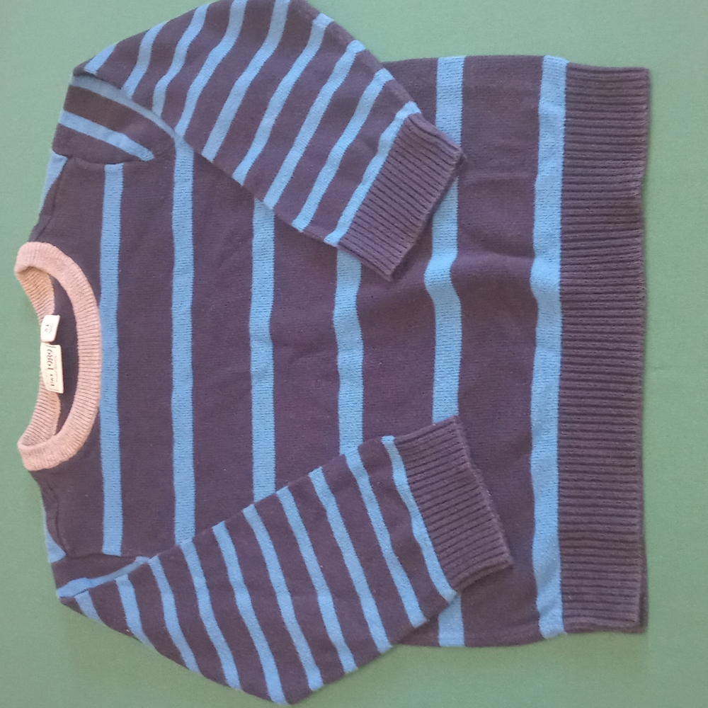 Kids Blue Striped Sweater Place Size 5T